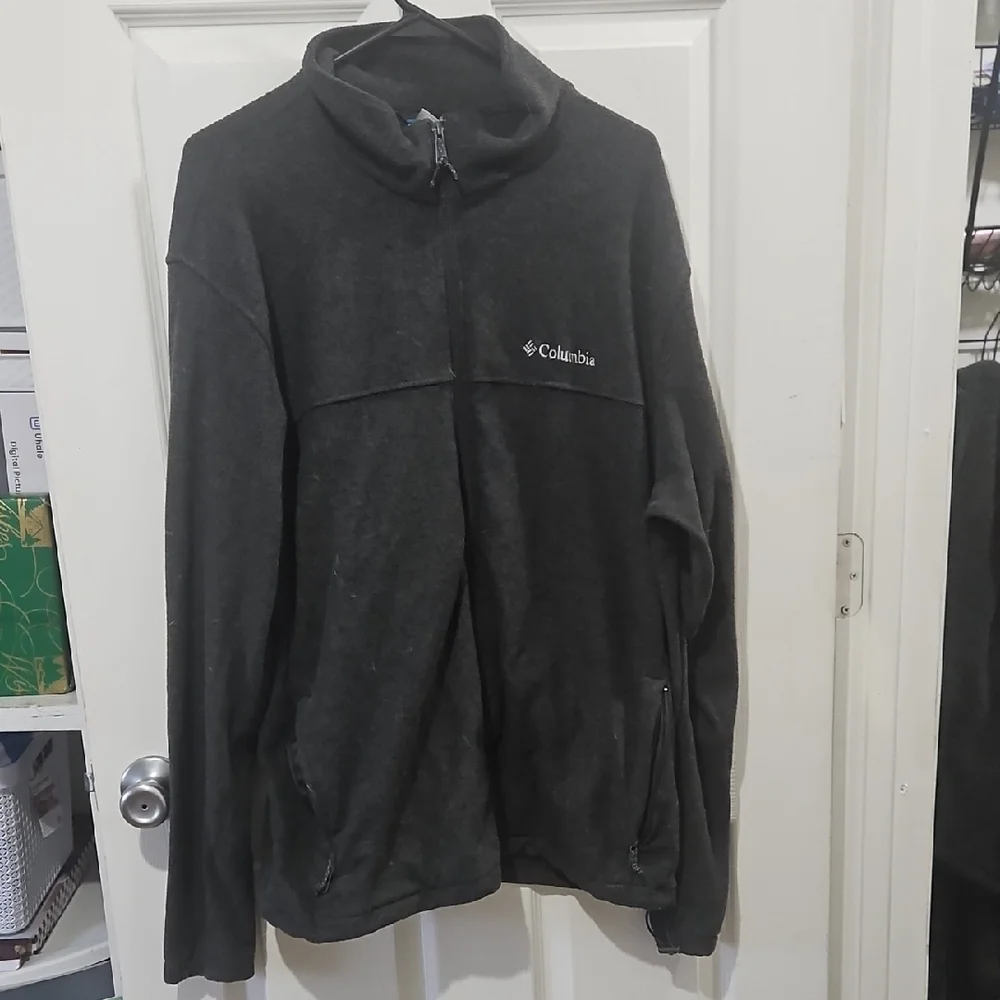 Columbia‎ Charcoal Zip-Up Fleece Jacket